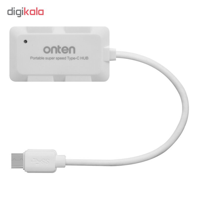 هاب 4 پورت USB-C اونتن مدل ONT-9102B