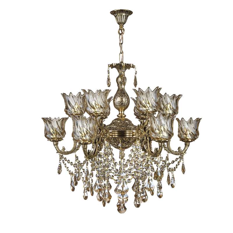 لوستر دوازده شعله چشمه نور کد CA282166BO