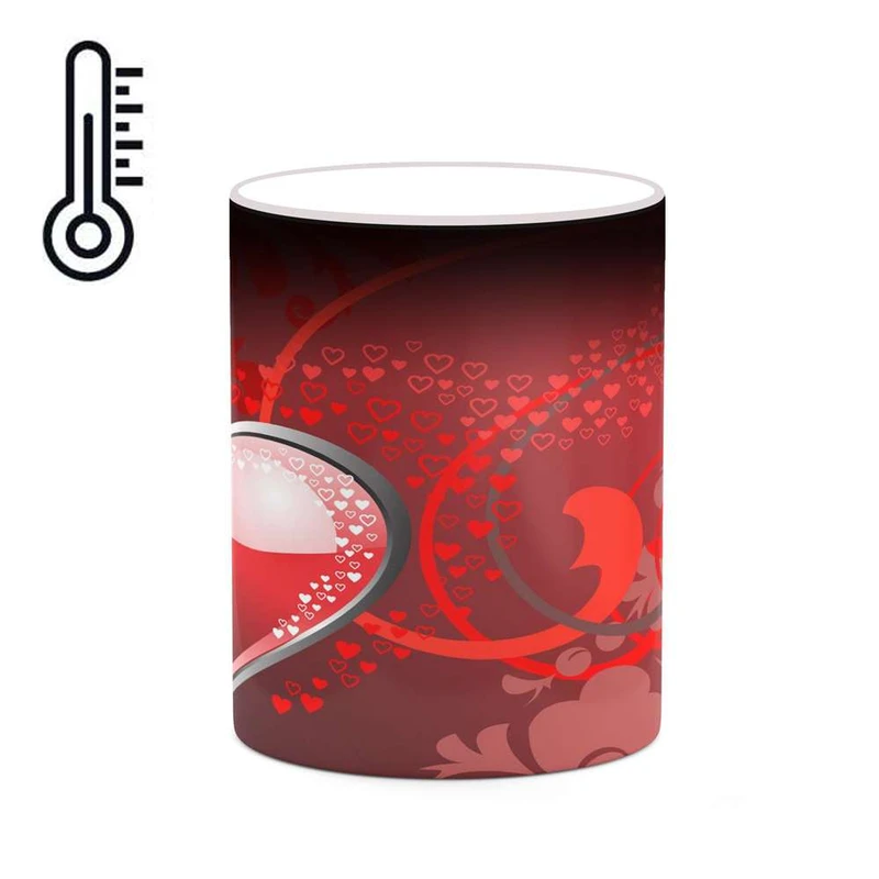 ماگ حرارتی کاکتی مدل قلب کد mgh18429