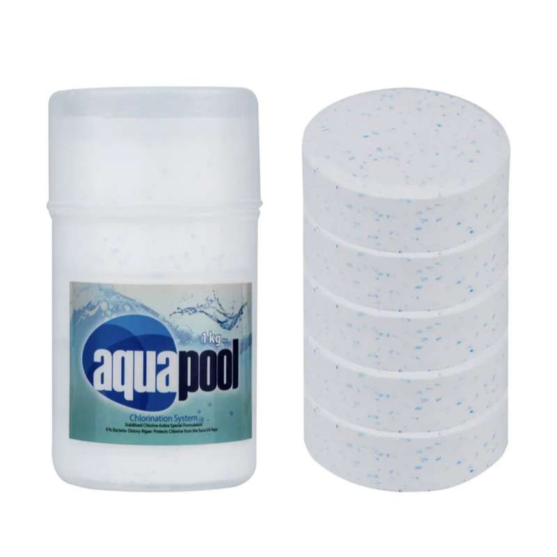 قرص کلر آکواپول مدل آنزیم‌دار وزن 1 کیلوگرم