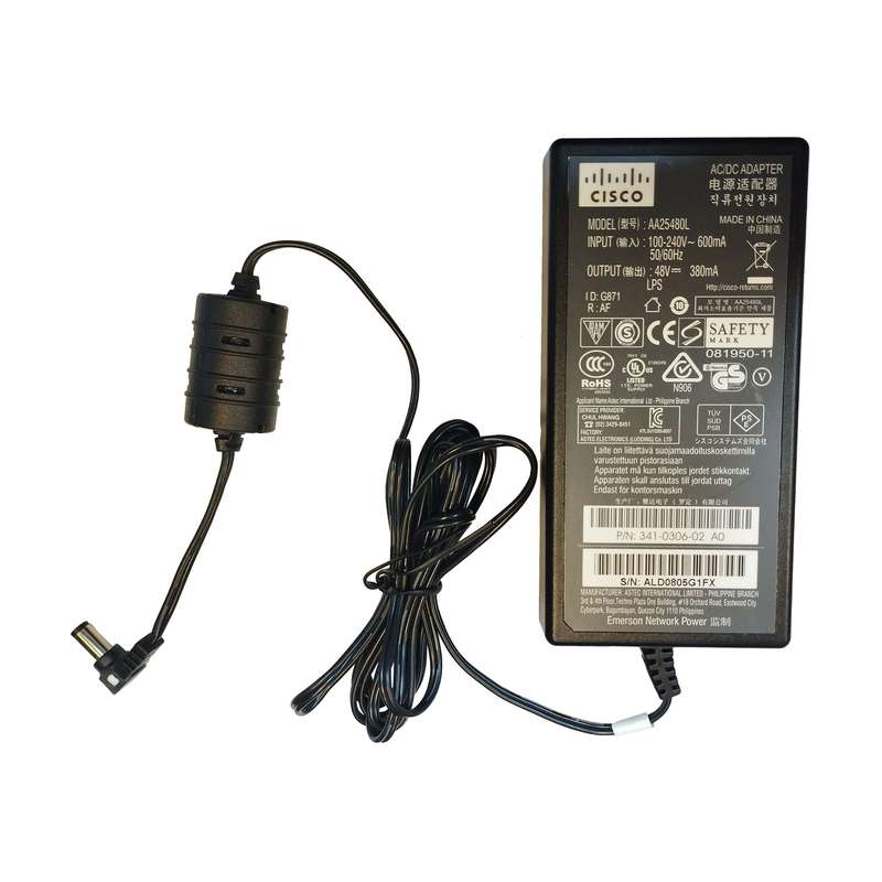 آداپتور 48 ولت 380 میلی آمپر سیسکو مدل AA25480L آداپتور 48 ولت 380 میلی آمپر سیسکو مدل AA25480L