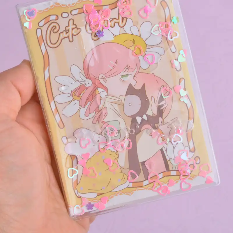 دفترچه یادداشت مدل آکواریومی طرح دختر