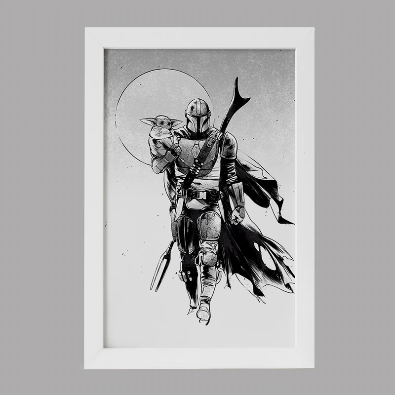 تابلو خندالو مدل جنگ ستارگان (Star Wars) کد F1772