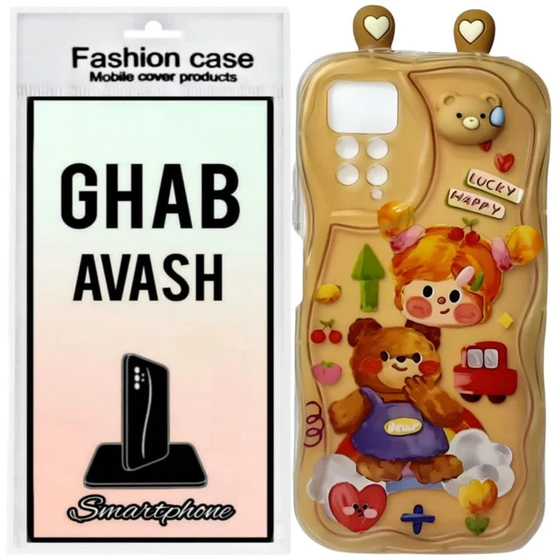 کاور قاب پلاس طرح عروسکی گوشدار مدل 09A مناسب برای گوشی موبایل شیائومی REDMI NOTE12 PRO 4G/ NOTE11 PRO 4G 