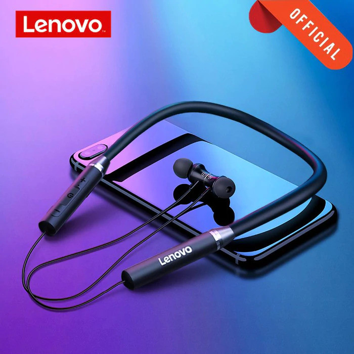 هندزفری بلوتوثی لنوو مدل  Neck Band Earphone-He05 Lite 2022