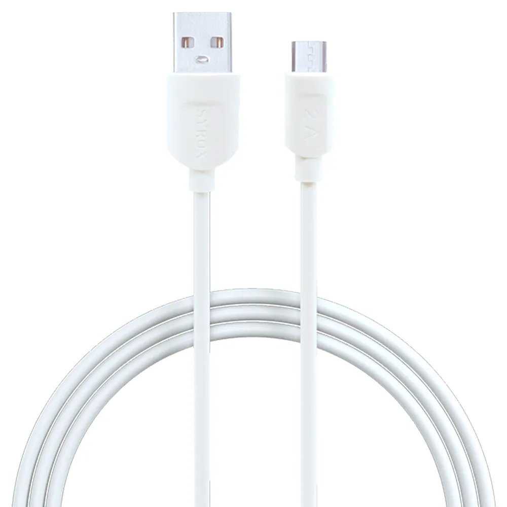 کابل تبدیل USB به microUSB سیراکس مدل C65 طول 1.2 متر