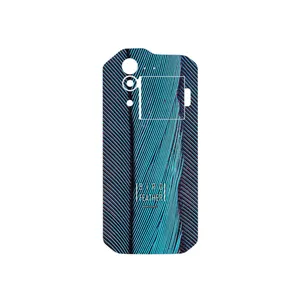 MAHOOT Turquoise feathers Cover Sticker for CAT S60