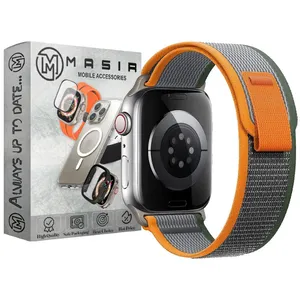 Masir Trail Loop Dual Colors Strap suitable for Apple Watch Series 9 45mm