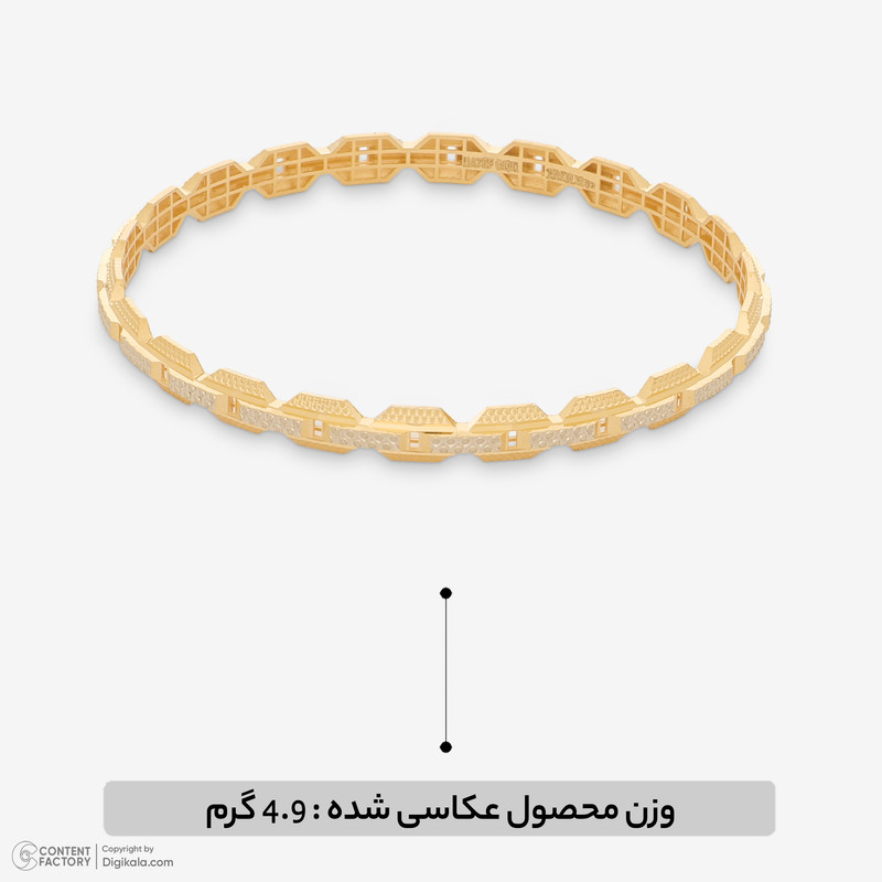 النگو طلا کم اجرت 18 عیار زنانه مایا ماهک مدل MB2114 