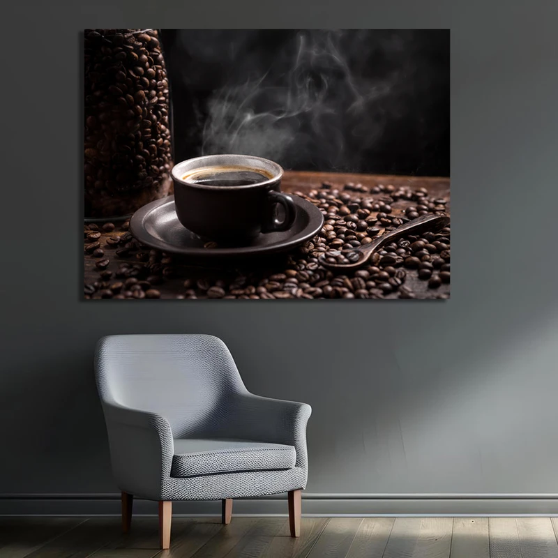 تابلو شاسی مدل کافه قهوه کد COF1