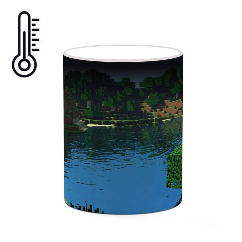 ماگ حرارتی کاکتی طرح ماینکرافت minecraft مدل mgh41231