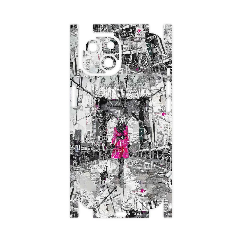 برچسب پوششی ماهوت مدل Collage of Catwalk Bridge-FullSkin مناسب برای گوشی موبایل اپل iPhone 15