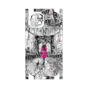 MAHOOT Collage of Catwalk Bridge-FullSkin Cover Sticker for Apple iPhone 15