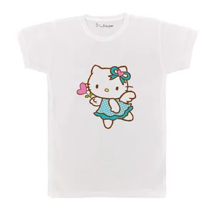 تی شرت بچگانه پرمانه طرح Kitty کد pmt.2418