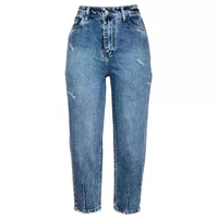 شلوار جین زنانه دکسونری مدل 256006813  رنگ آبی