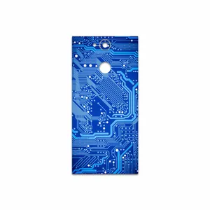 MAHOOT Blue Printed Circuit Board Cover Sticker for Sony Xperia XA2