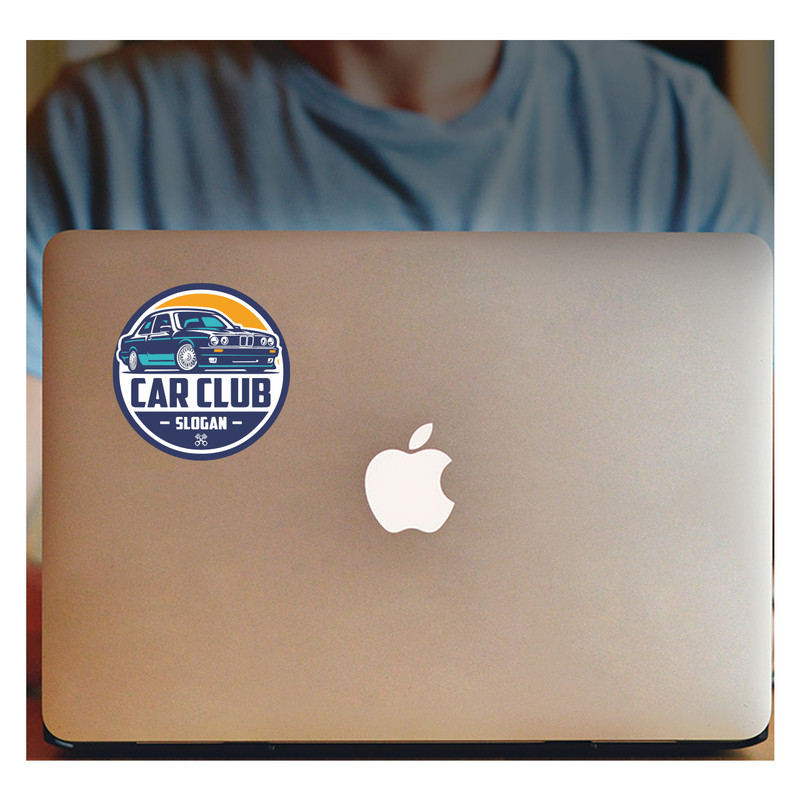 برچسب لپ تاپ طرح ماشین کد 309