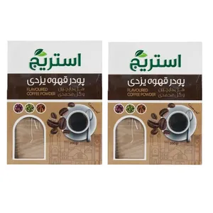 پودر قهوه یزدی استریج  - 200 گرم مجموعه 2 عددی