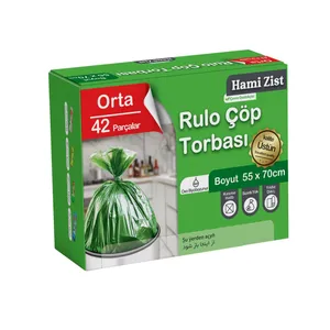 کیسه زباله حامی زیست مدل جعبه ای بسته 42 عددی