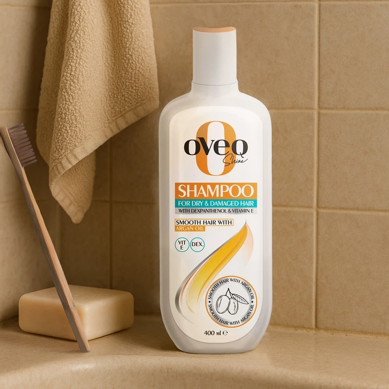 عکس شماره 3 : شامپو مو اوک شاین مدل رزماری و روغن آرگان مناسب موهای خشک و آسیب دیده حجم 400 میلی-لیتر