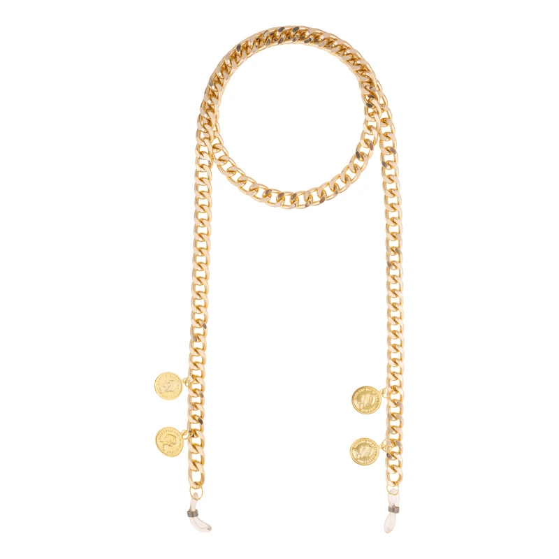 بند عینک مدل آویزدار سکه الیزابت