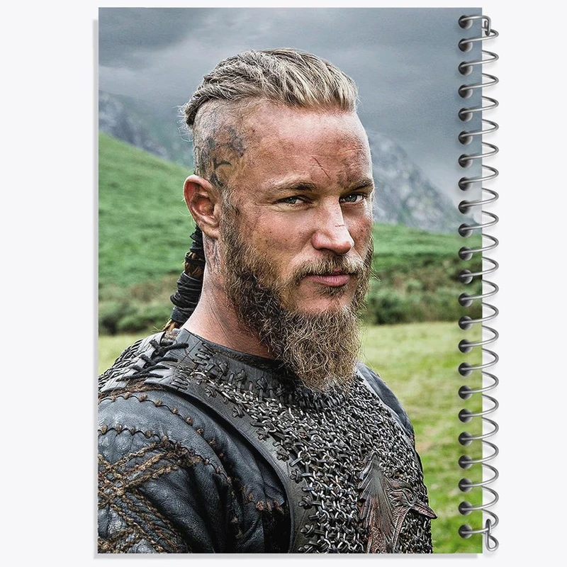 دفتر مشق 100 برگ خندالو طرح رگنار سریال وایکینگ ها Vikings کد 29117