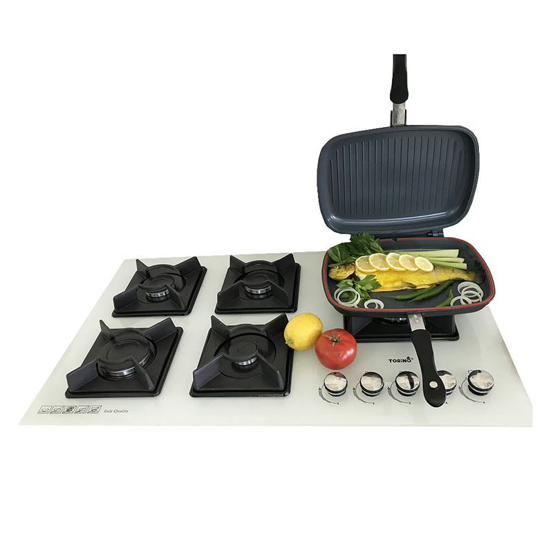 اجاق گاز برقی پنج شعله تورینو پلاس مدل TG504W