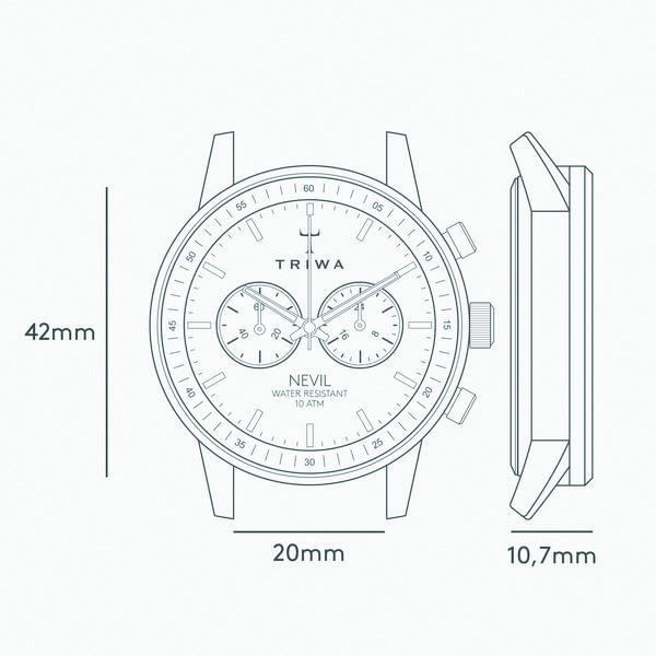 ساعت مچی عقربه ای تریوا مدل Racing nevil