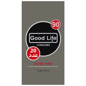 کاندوم گودلایف مدل ULTRATHIN90 بسته 20 عددی