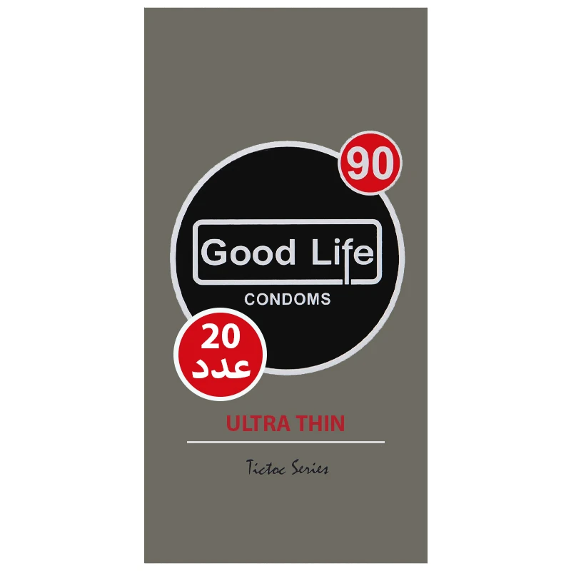کاندوم گودلایف مدل ULTRATHIN90 بسته 20 عددی