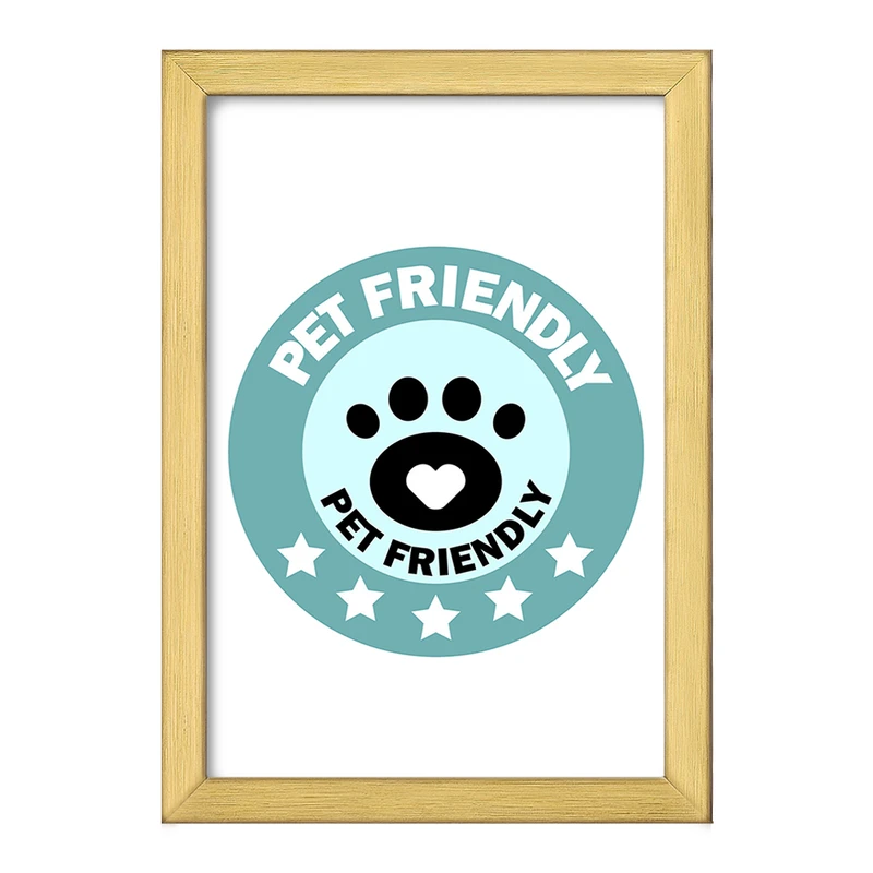 تابلو خندالو طرح حمایت از حیوانات کد 27339