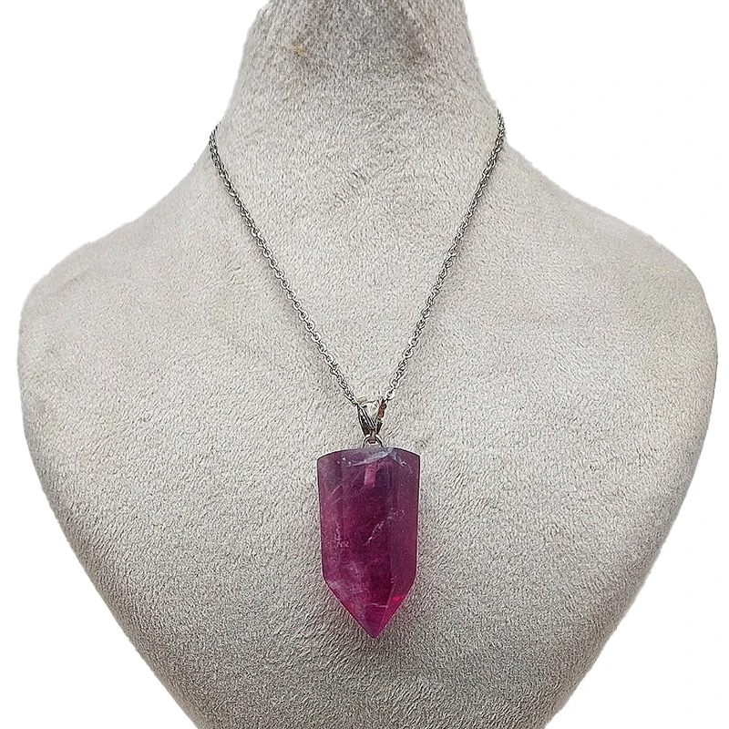 گردنبند دخترانه مدل فلوریت طرح منشور کد 12-61