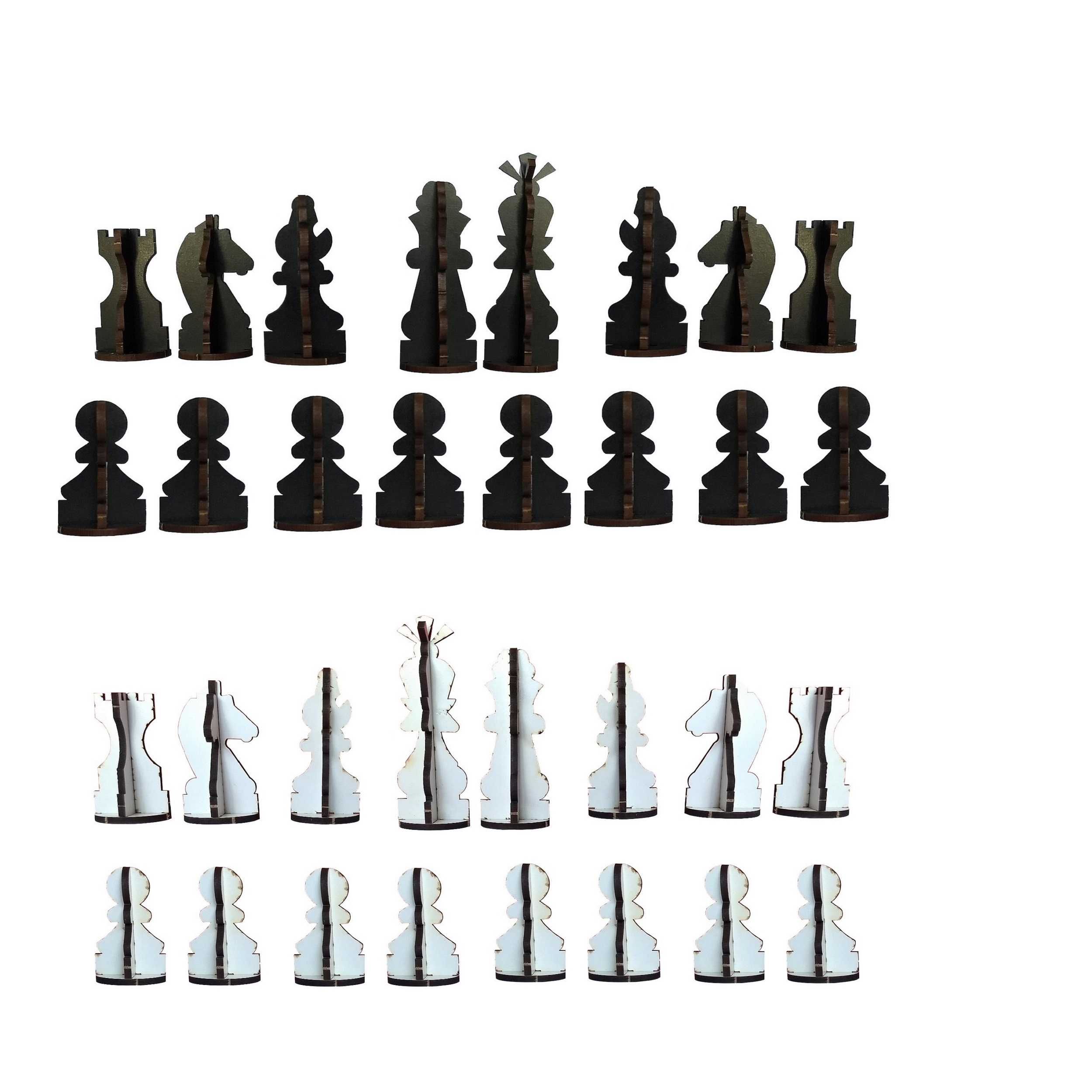 مهره شطرنج کد 16×2 مجموعه 32 عددی