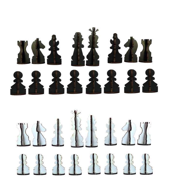 مهره شطرنج کد 16x2 مجموعه 32 عددی