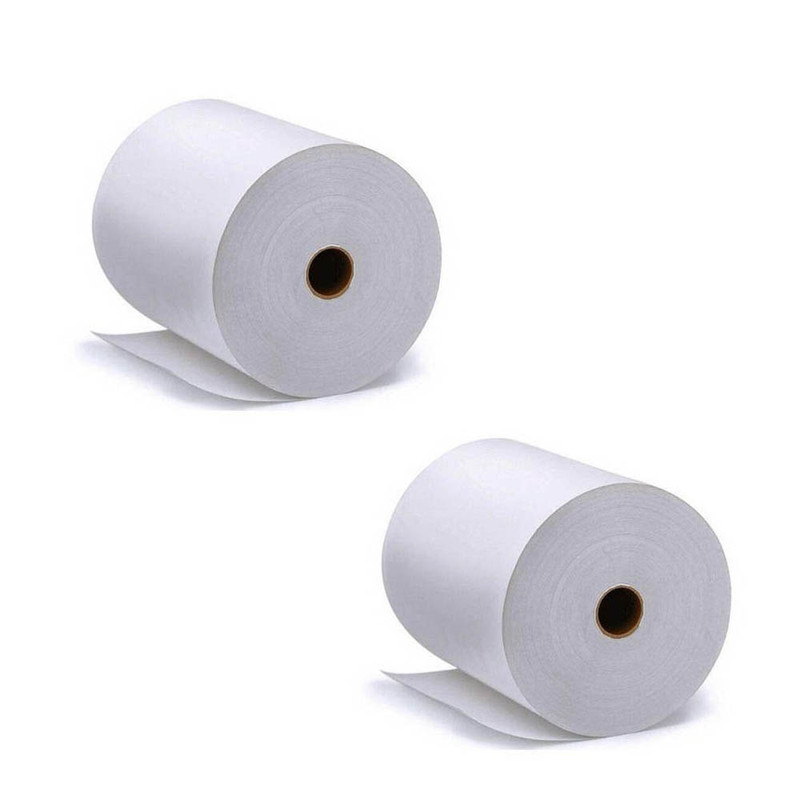 کاغذ پرینتر حرارتی مدل W80MML55M بسته 2 عددی