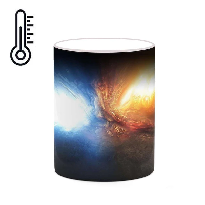 ماگ حرارتی کاکتی مدل فضا و کهکشان کد mgh20163