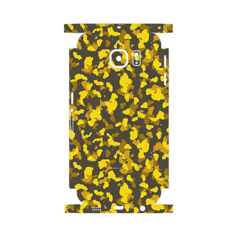 برچسب پوششی ماهوت مدل Yellow Infantry Army-FullSkin مناسب برای گوشی موبایل سامسونگ Galaxy S6 Edge