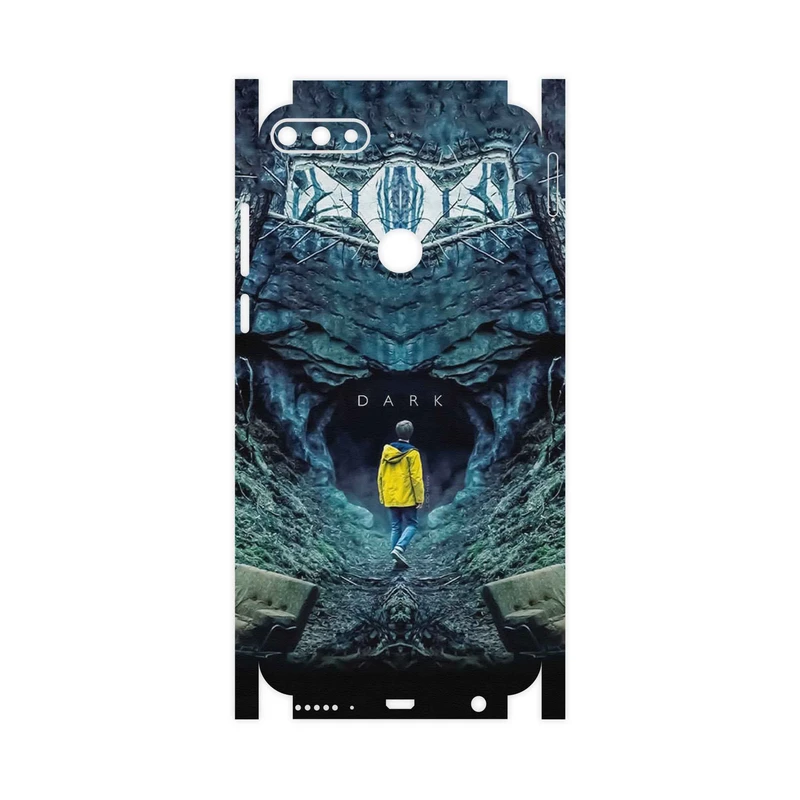 برچسب پوششی ماهوت مدل Dark-FullSkin مناسب برای گوشی موبایل هوآوی Y7 Prime 2018