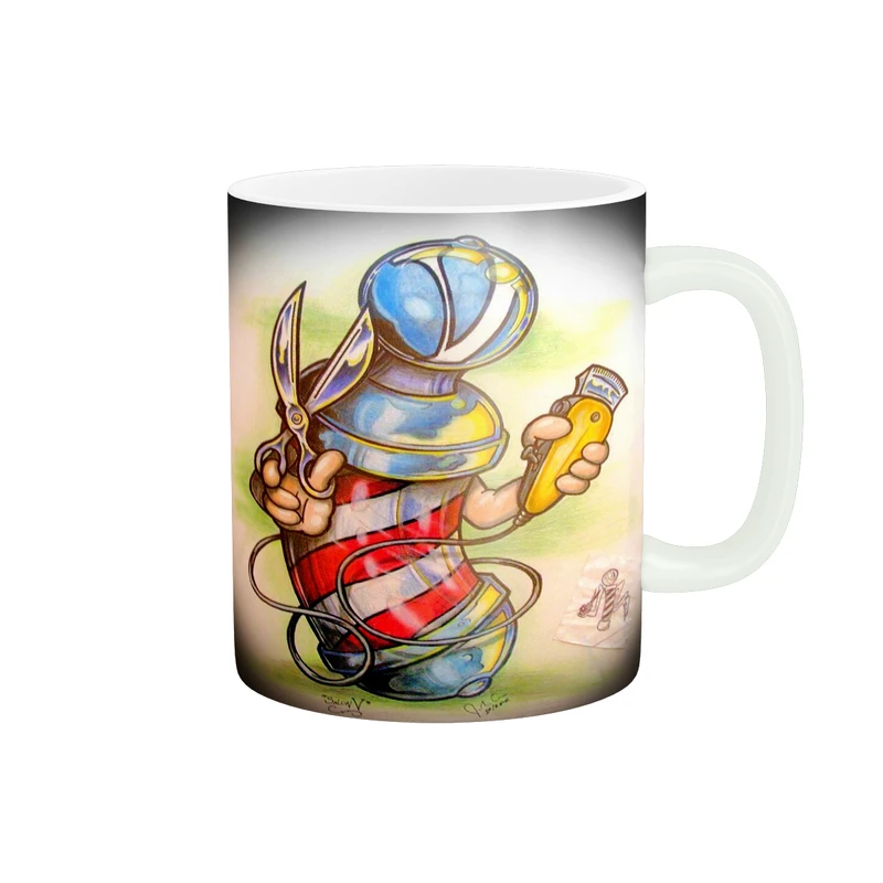 ماگ طرح آرایشگر کد M595