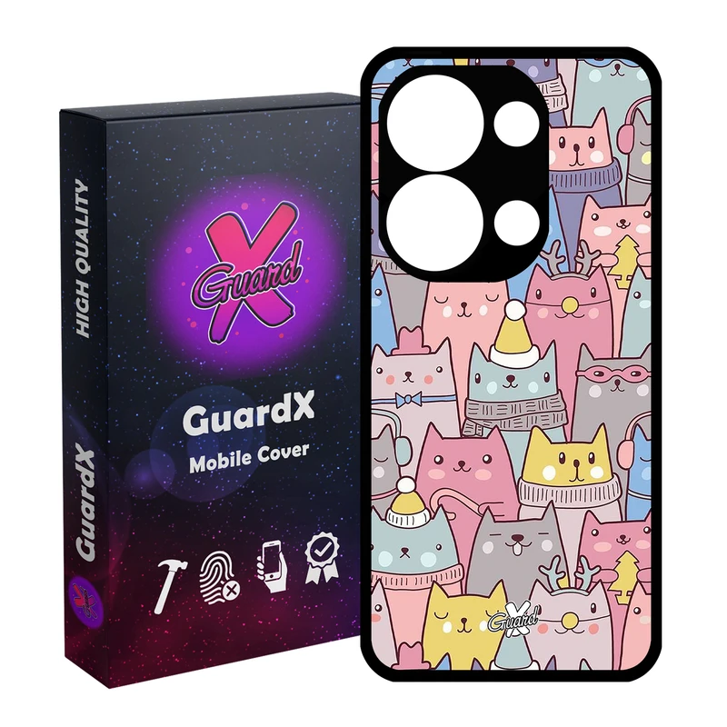 کاور گارد ایکس طرح Cat مناسب برای گوشی موبایل شیائومی Poco X6 5G / Note 13 Pro 5G