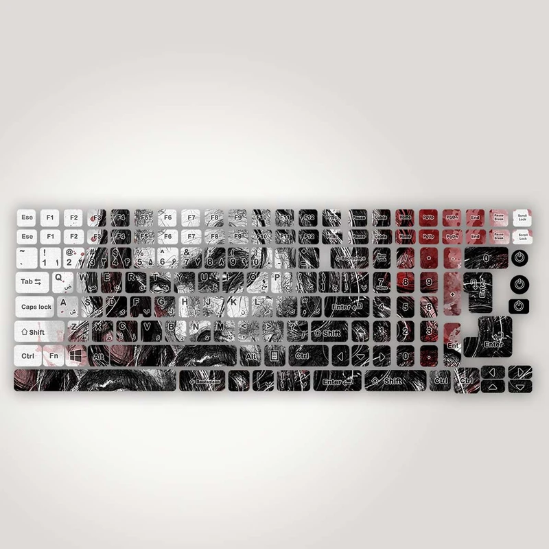 برچسب حروف فارسی کیبورد مدل jason momoa کد K-339 