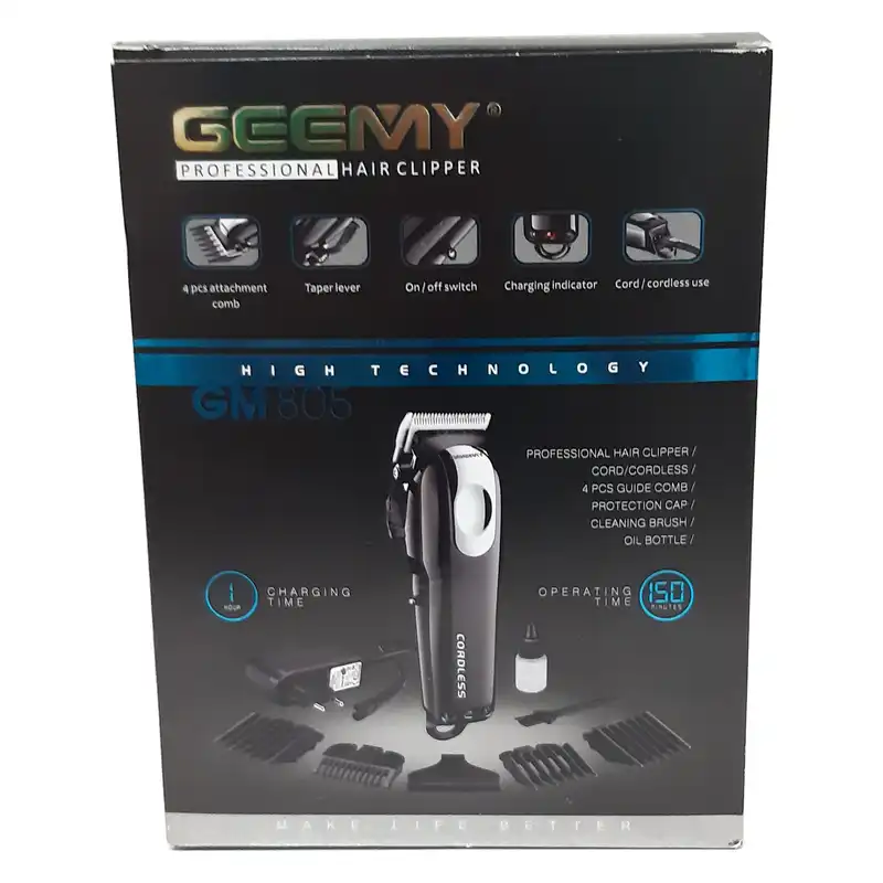 ماشین اصلاح موی سر و صورت جیمی مدل 805 CORDLESS GM