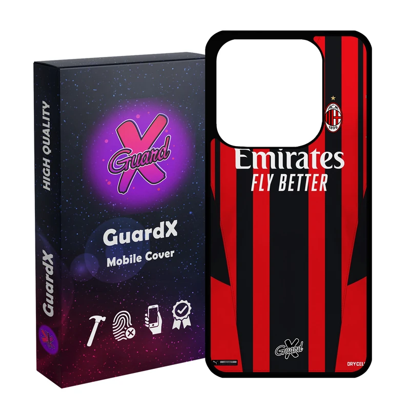 کاور گارد ایکس طرح AC Milan مدل 10399 مناسب برای گوشی موبایل شیائومی Redmi Note 14 4G