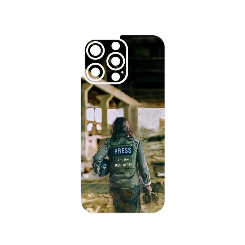برچسب پوششی ماهوت مدل Reporter مناسب برای گوشی موبایل اپل iPhone 15 Pro Max