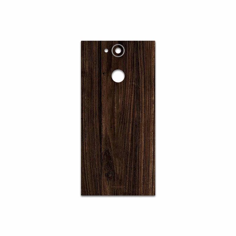 برچسب پوششی ماهوت مدل Dark Walnut Wood مناسب برای گوشی موبایل سونی Xperia XA2