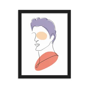 Minimal Wall Art Boy Design Code 2814