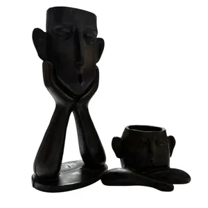 گلدان دکوری مدل رخ‌ مجموعه دو عددی