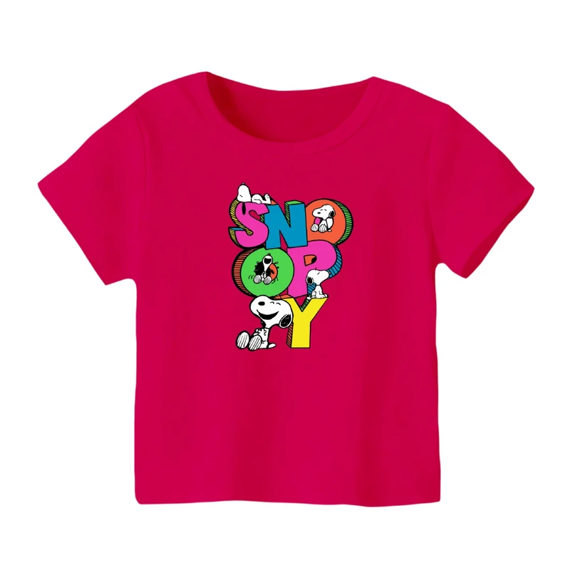 تی شرت آستین کوتاه بچگانه مدل اسنوپی کد ۲۲