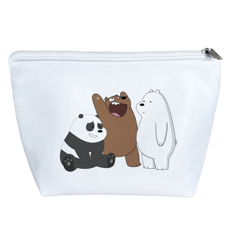 کیف لوازم آرایش دخترانه خندالو مدل سه خرس کله پوک کد 2690