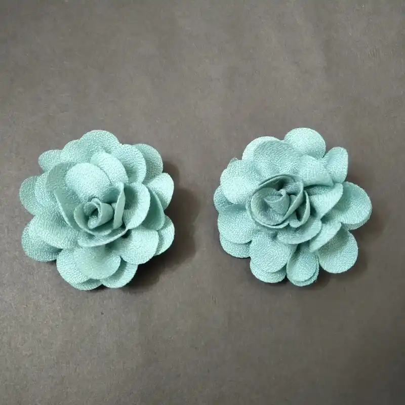 گیره مو دخترانه مدل گل رز مجموعه دو عددی